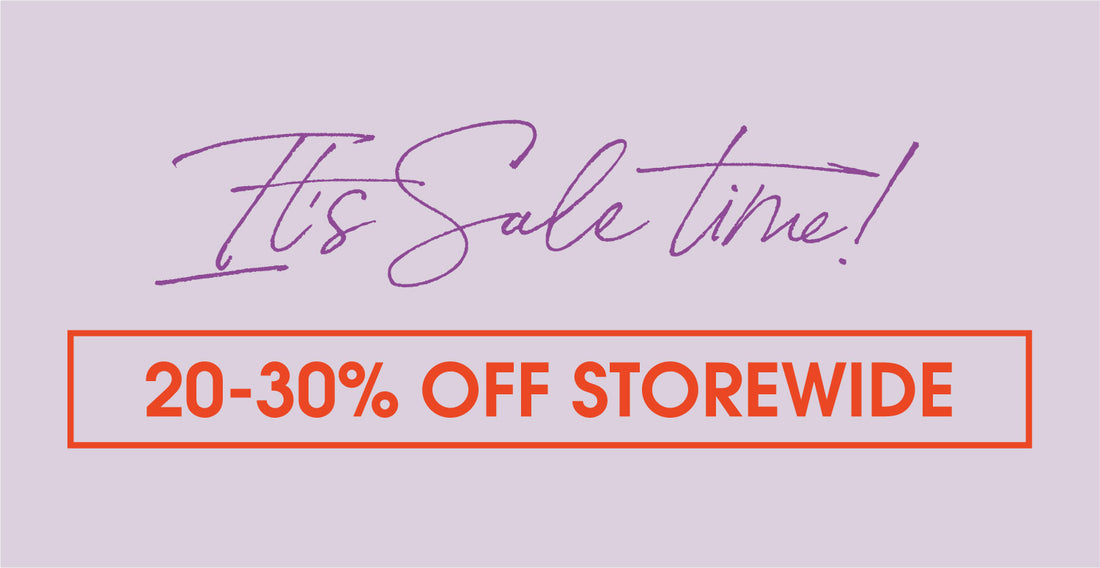 20-30% SALE NOW ON