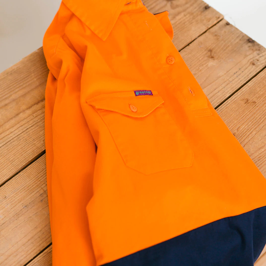 Light Weight Shirt Long Sleeve HiVis 'The Sunset Essential'