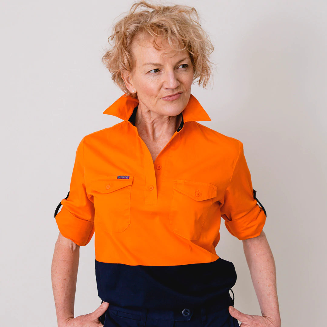 Light Weight Shirt Long Sleeve HiVis 'The Sunset Essential'