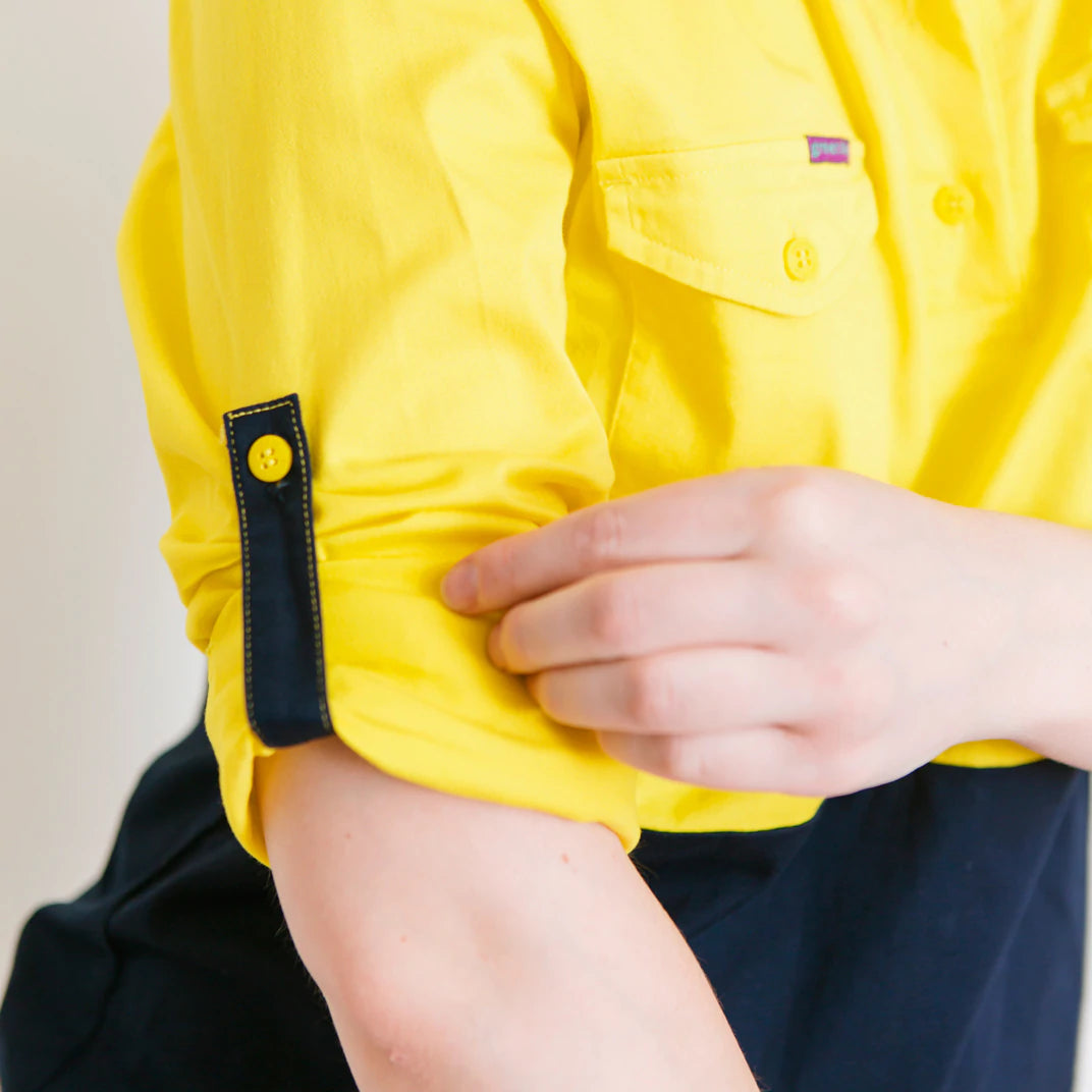 Light Weight Shirt Long Sleeve HiVis 'The Sunset Essential'
