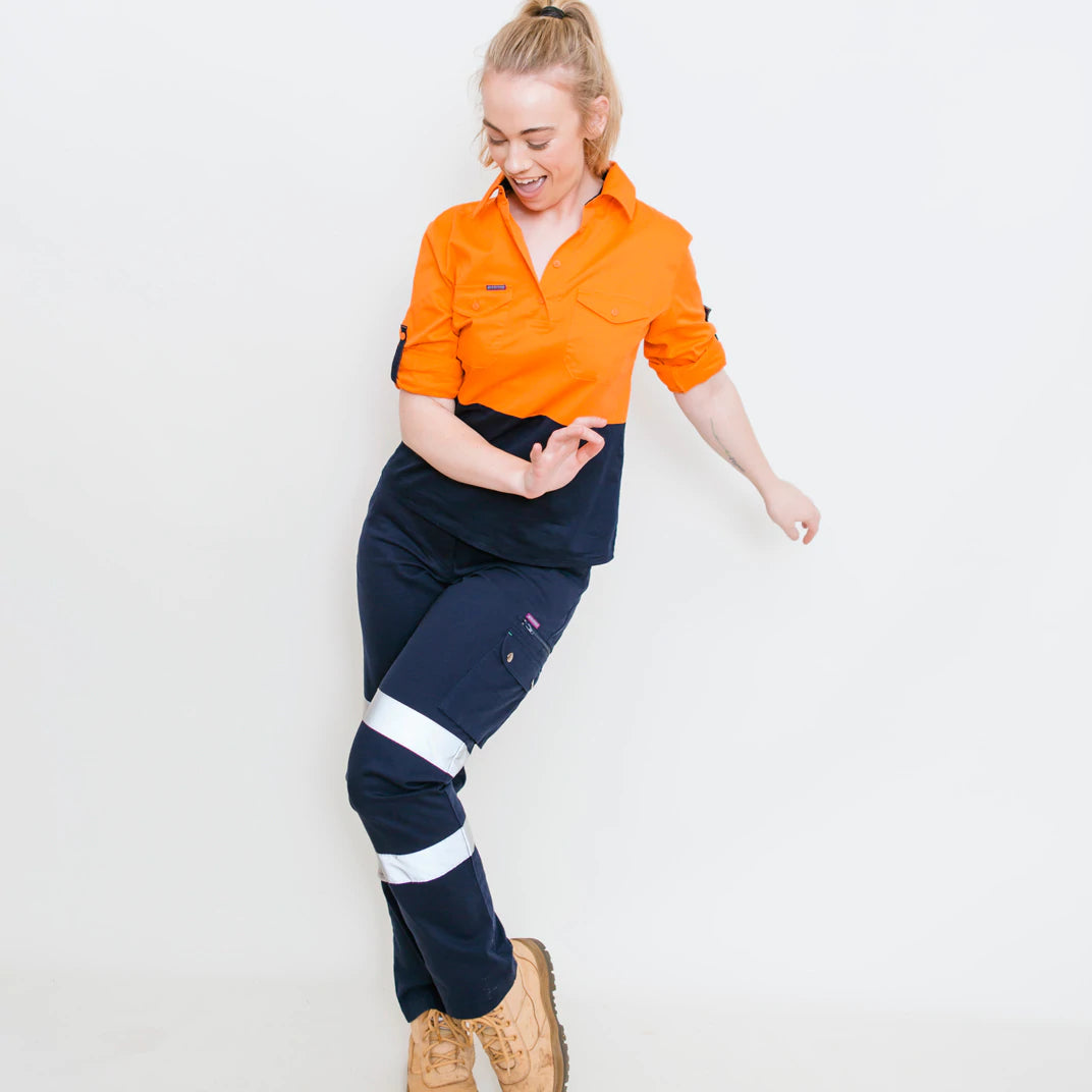 Light Weight Shirt Long Sleeve HiVis 'The Sunset Essential'