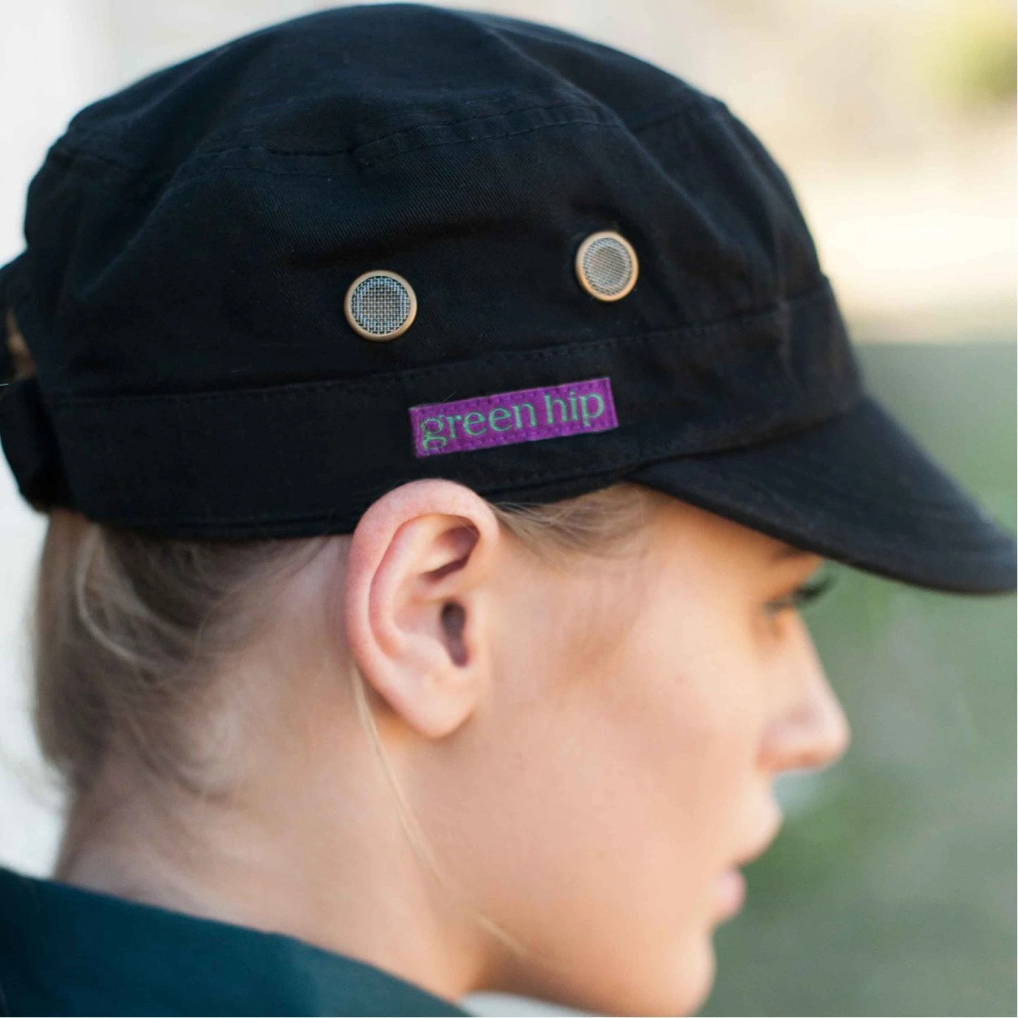 'Imperfect Pieces' Tradie Cap One Size Black