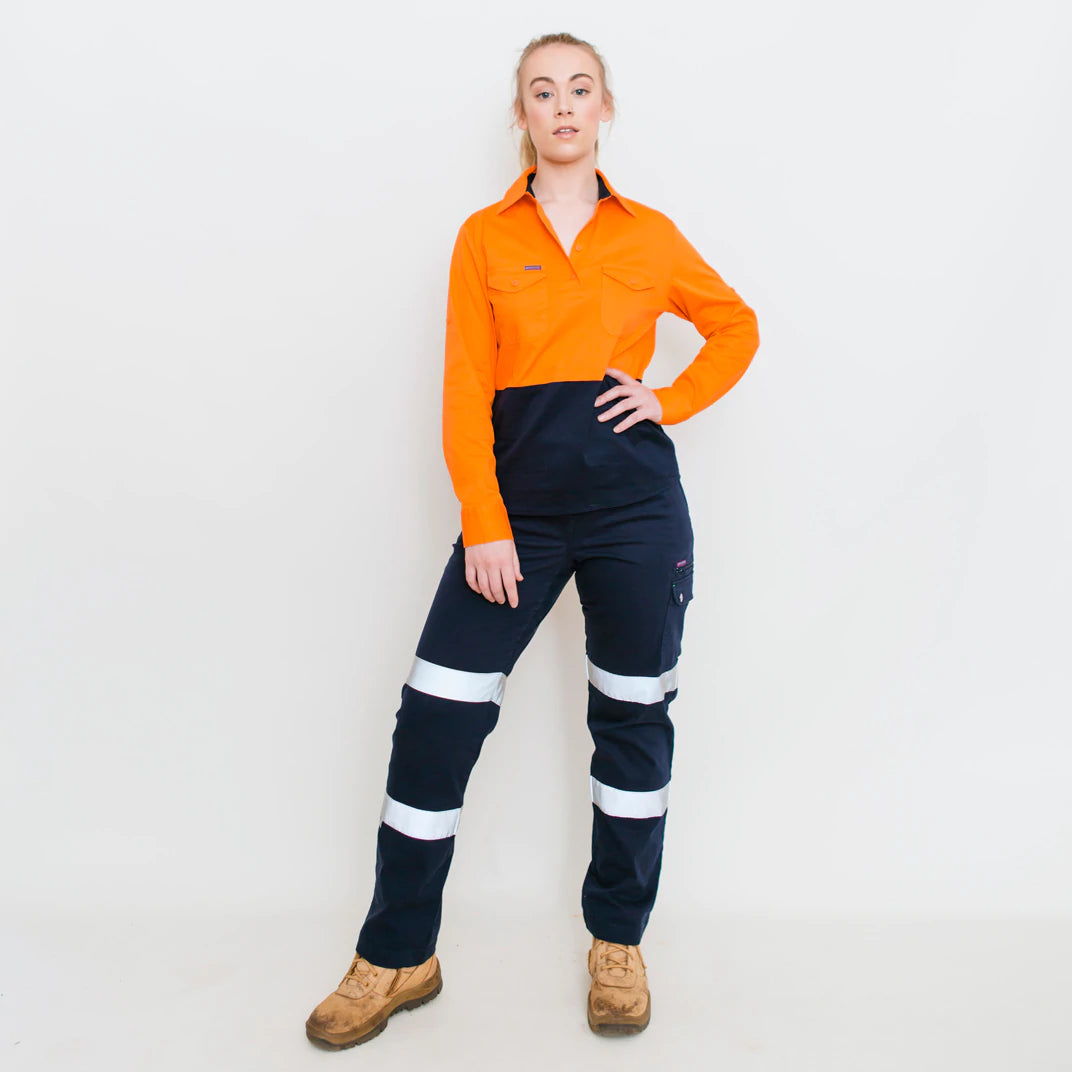 Light Weight Shirt Long Sleeve HiVis 'The Sunset Essential'