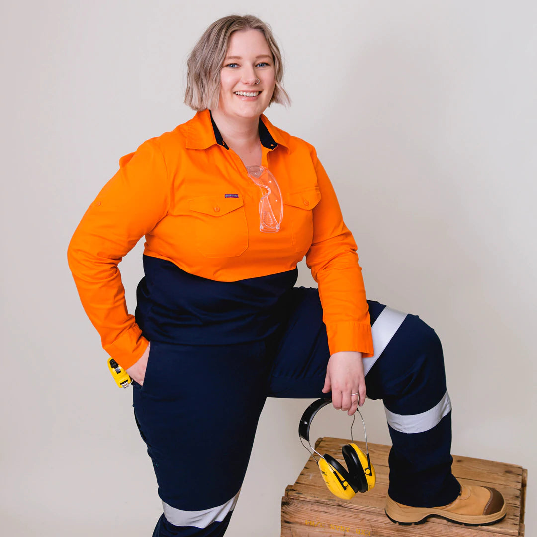 Light Weight Shirt Long Sleeve HiVis 'The Sunset Essential'