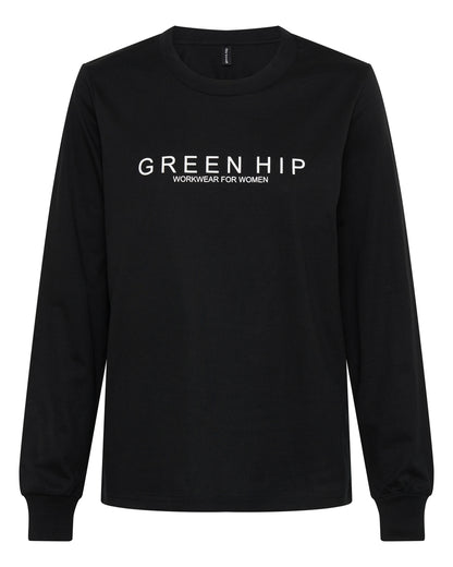 'Green Hip' Womens Long Sleeve T-Shirt