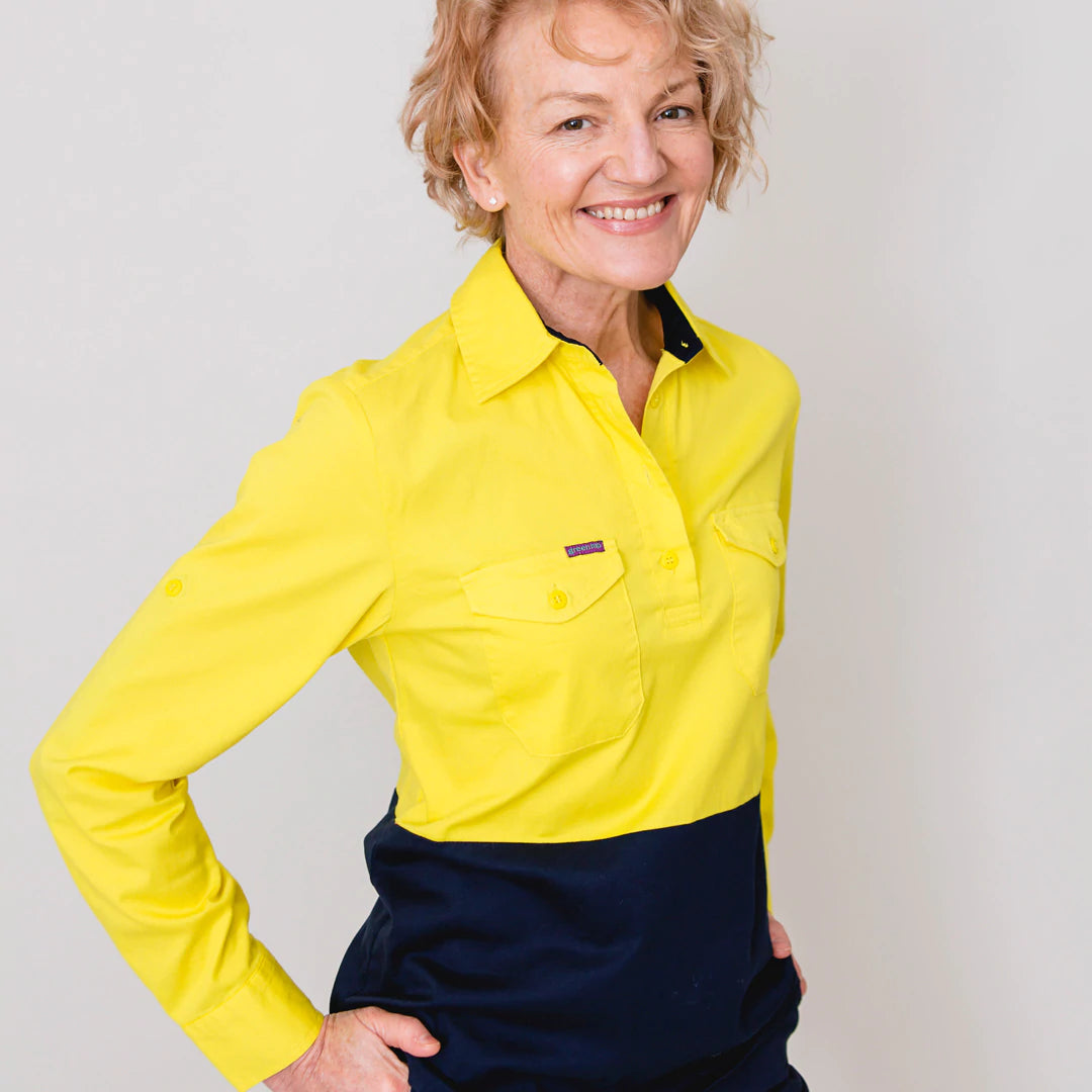 Light Weight Shirt Long Sleeve HiVis 'The Sunset Essential'