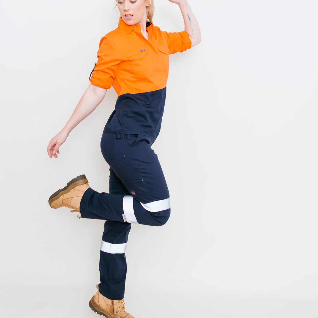 Light Weight Shirt Long Sleeve HiVis 'The Sunset Essential'