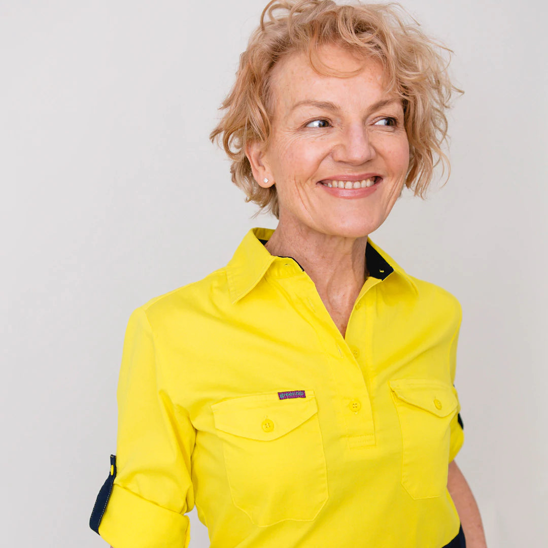Light Weight Shirt Long Sleeve HiVis 'The Sunset Essential'