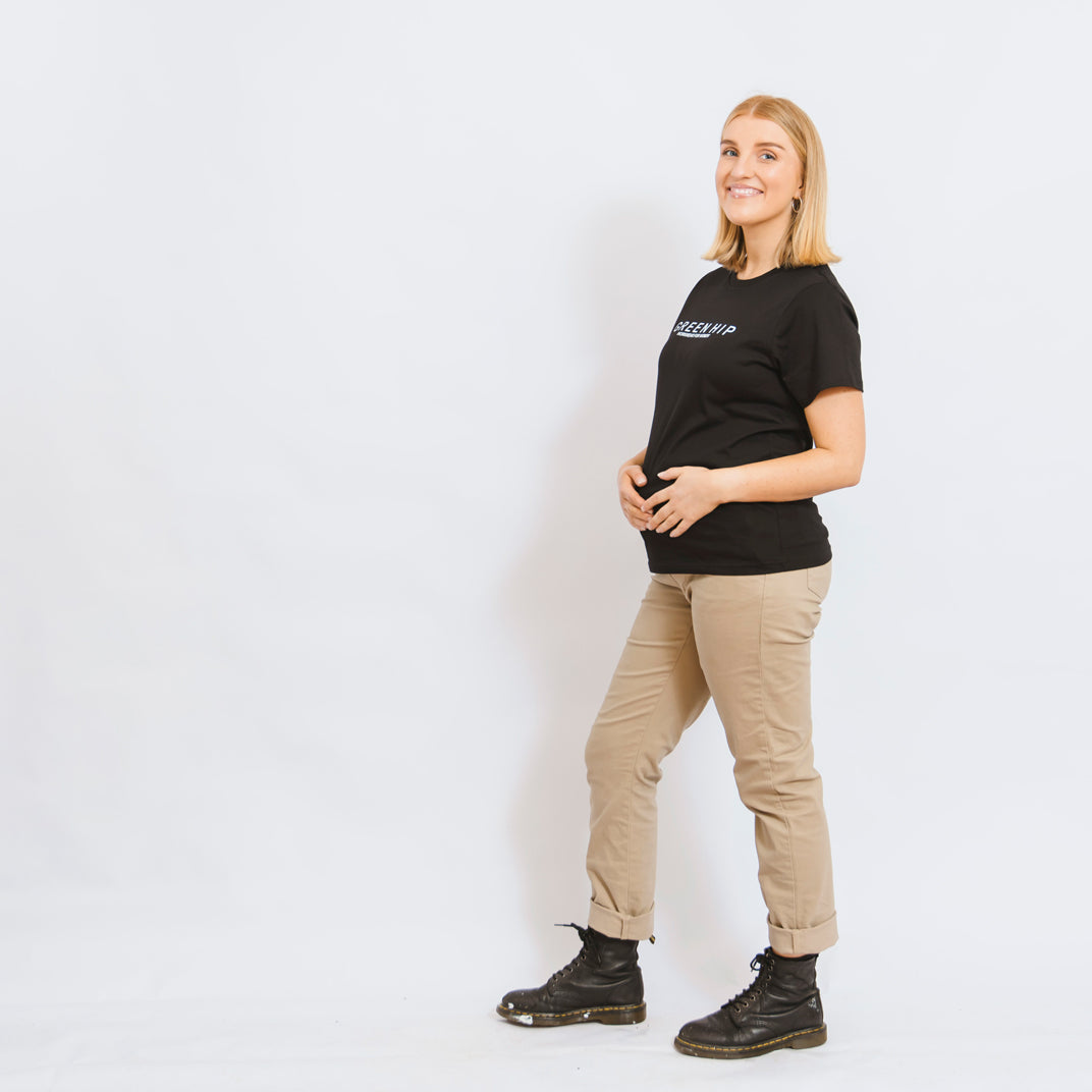 Women's 100% Organic Maternity Tee