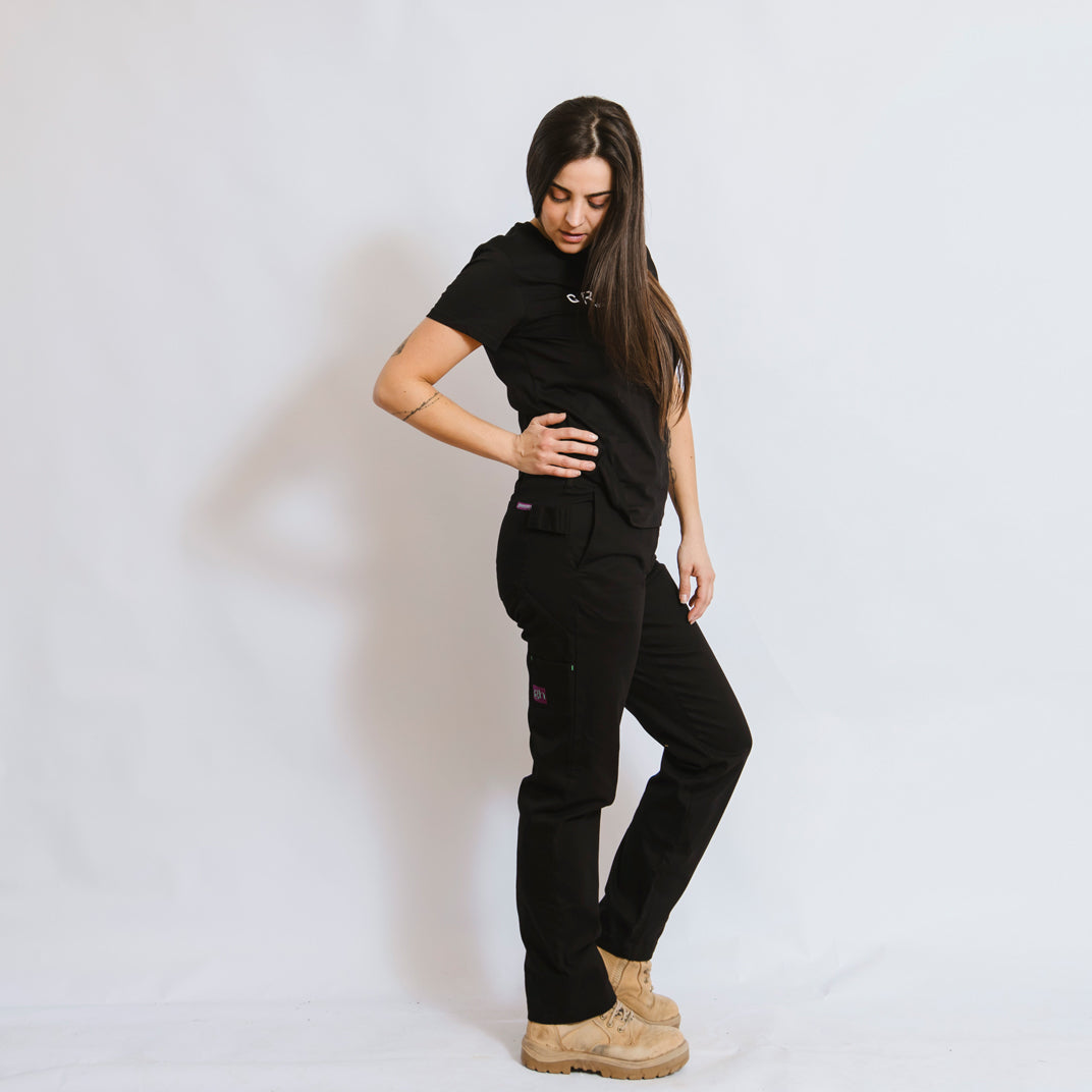 Womens Mid Rise Cargo Gardening Pant