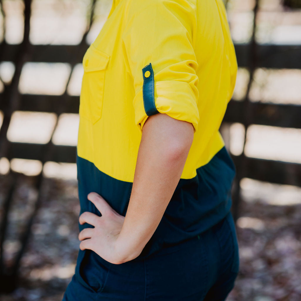 Light Weight Shirt Long Sleeve HiVis 'The Sunset Essential'
