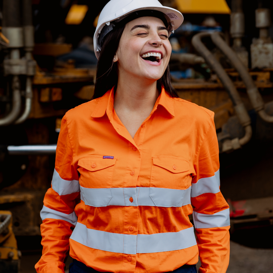 long sleeve reflective hivis hivisibility shirt