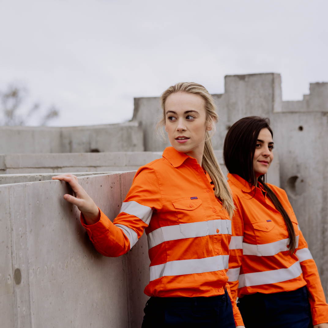 reflective orange lightweight long sleeve shirt