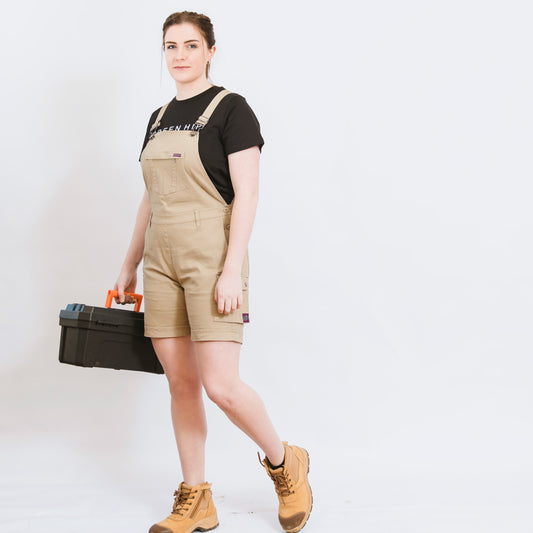 'Imperfect Pieces' Shortalls 'All Women' Khaki 06