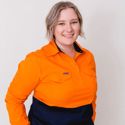 Light Weight Shirt Long Sleeve HiVis 'The Sunset Essential'
