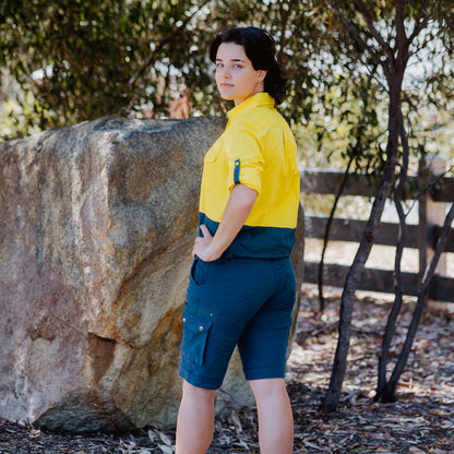 'Imperfect Pieces'' Mid Rise Shorts Give Cargo Gardener Green 20