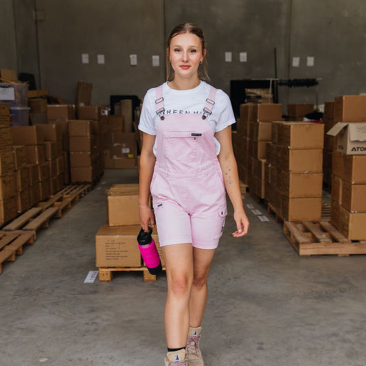 Shortalls 'All Women' Pink