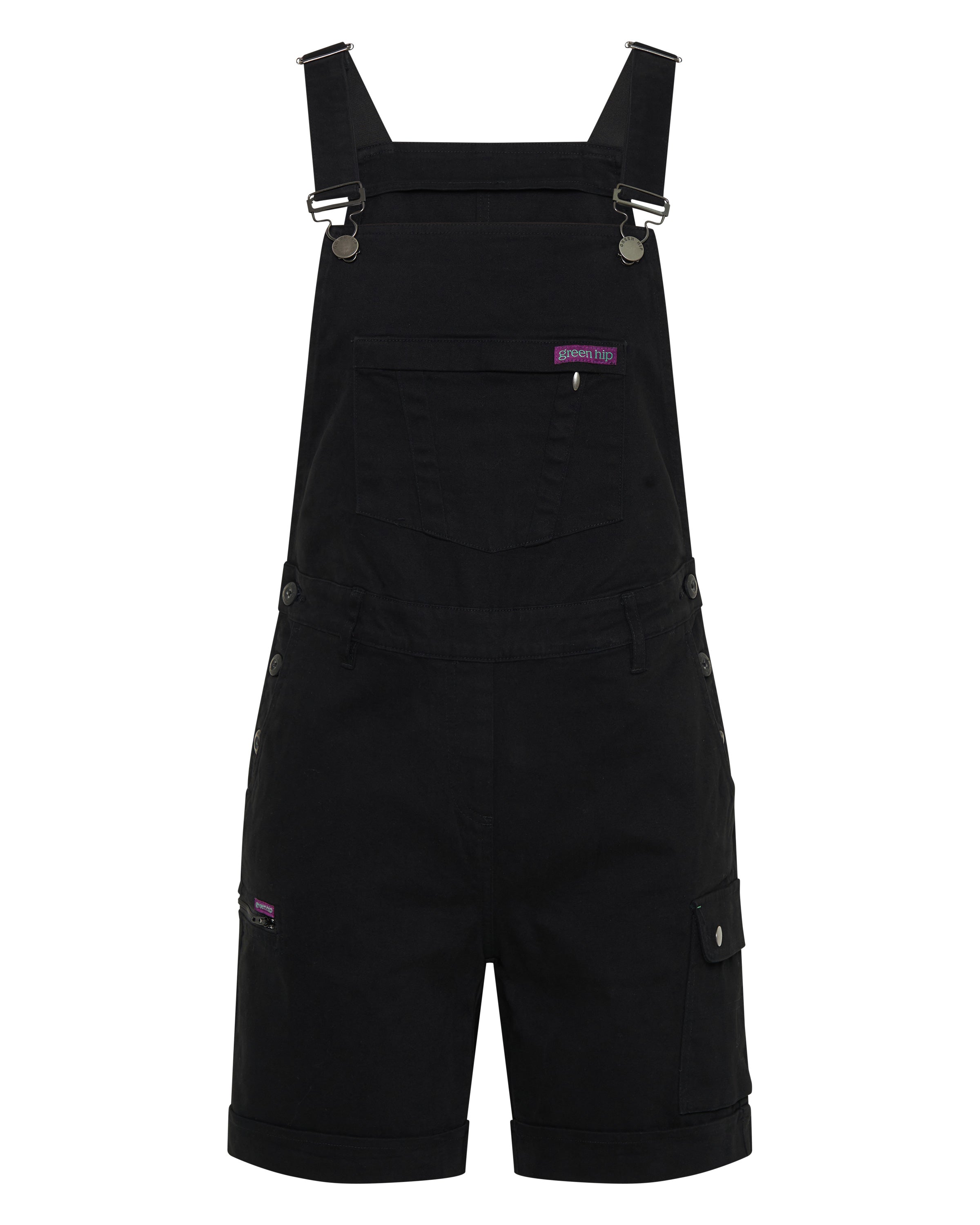 Girls black overall on sale shorts