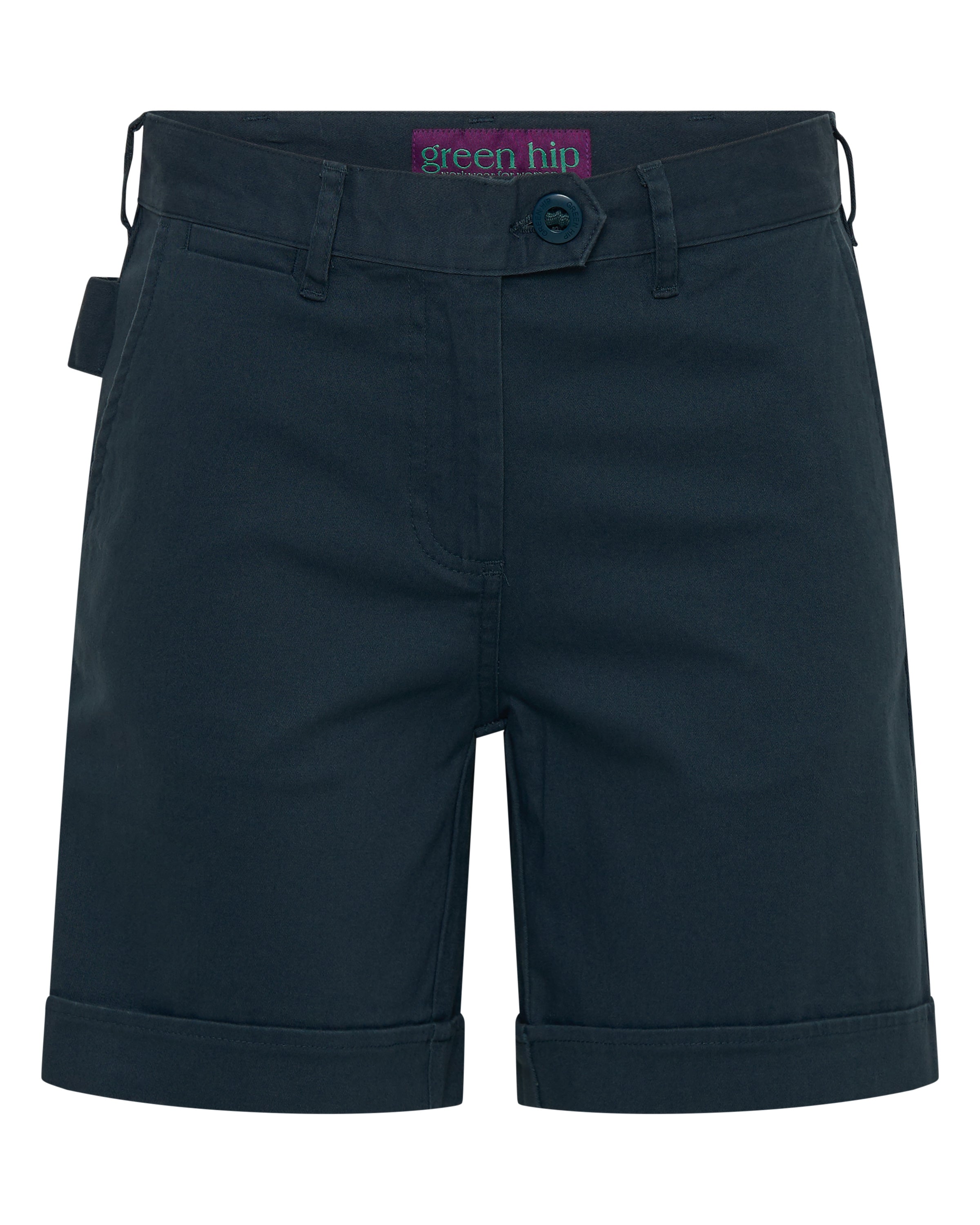 Navy work shorts on sale womens