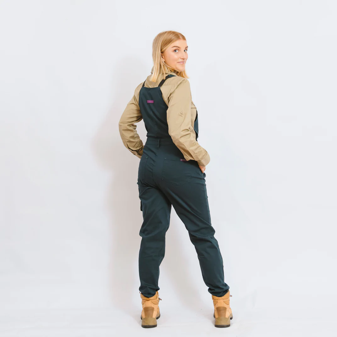 Women s Trade Overalls Green Hip Green Hip Workwear For Women